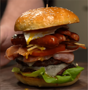 Fancy burger100