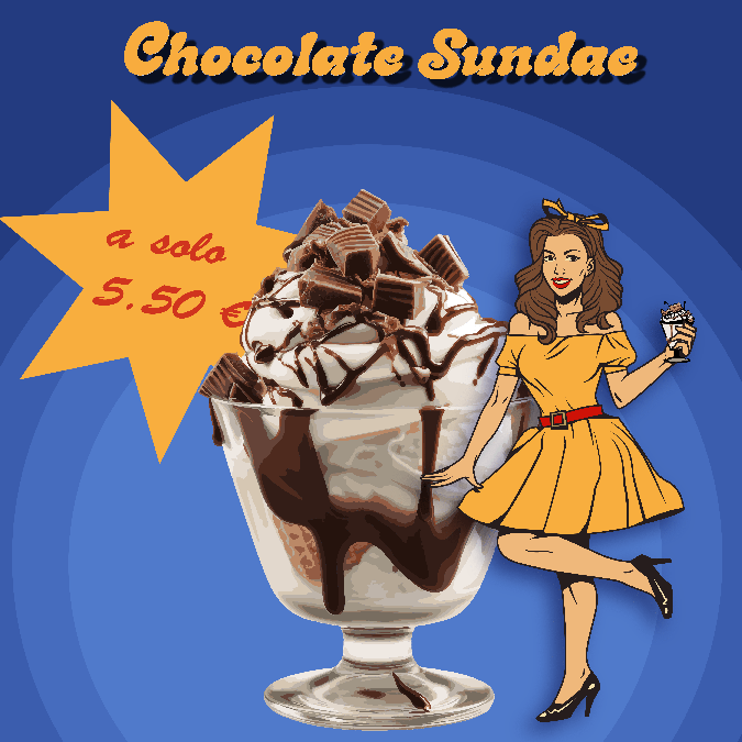 Chocolate Sundae a solo 5.50€